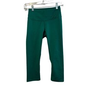 The North Face Flash Dry athletic leggings teal green size small